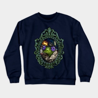 Kitsch Cameo: Science Fiction Noir Tree Frog Crewneck Sweatshirt